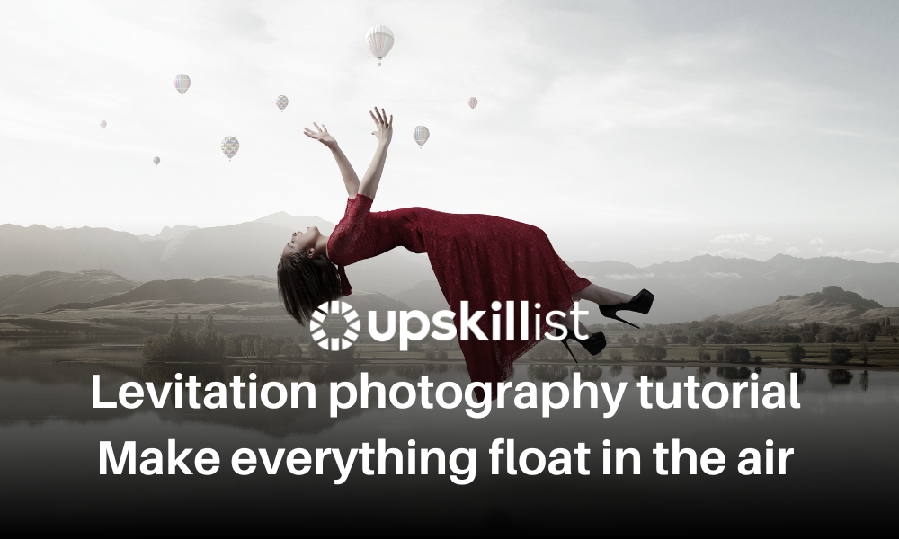 floating in air photography